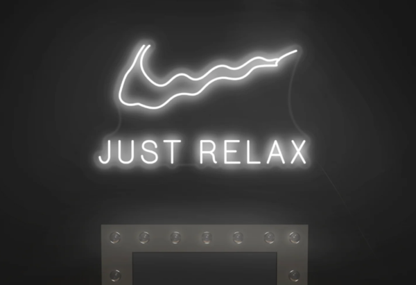 Neon LED ženklas "Just Relax" - Image 4