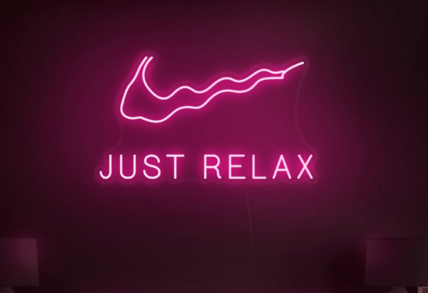 Neon LED ženklas "Just Relax" - Image 2