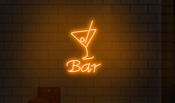 Neon LED ženklas "BAR"